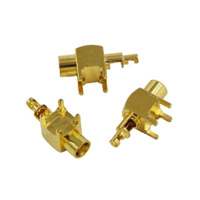 China 50 Ohm RF Coaxial PCB MCX Female Connector Four Legs for sale