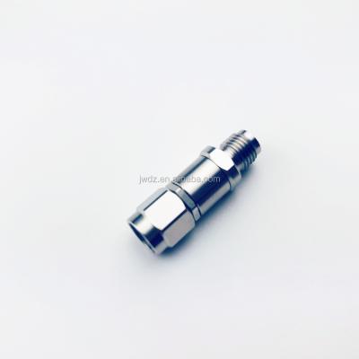 China High Frequency 50 Ohm Millimeter Wave RF Coaxial Adapter 2.92mm Male To DC Female SUS303 - 40GHz VSWR1.2 RF Coaxial Connector for sale