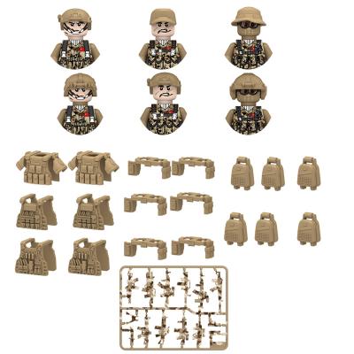 China MODEL TOY Top Seller Army Men Toy Soldiers Guns and Weapons Army Military Backpacks Other Block Toys for sale