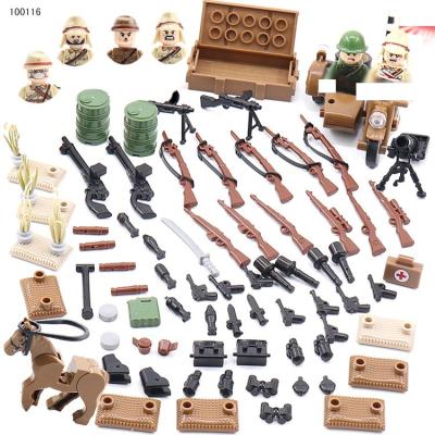 China Construction Toy WW2-Themed Building Block Set Construction Toy for Kids and Adults Featuring Japanese Weaons and Soldiers For Kids and Adults for sale