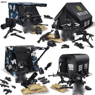 China Army Equipment Gear Kit With Soldier Figures Weapon Pack Tent Building Block Toys Military SWAT Tent Accessories Army Equipment Gear Kit With Soldier Figures for sale