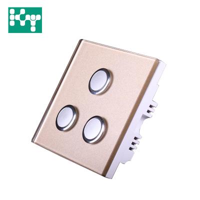 China AC 180-260V 433mHz RF AC 180-260V 433mHz Smart Touch Easy Installation Wall Lamp Luxury Type Dimmer for sale