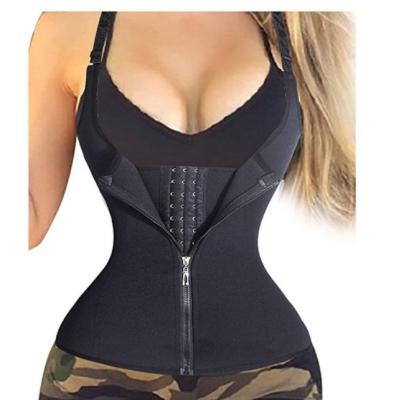 China Thermal Sweat Abdominal Fat Women Waist Training Vest Sportswear Neoprene Vest Court Wetsuit Women Waist Wicking Trainer for sale