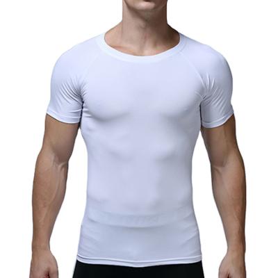 China Men's Breathable Fitness Comfortable Yoga Running Short Sleeve Shirt for sale