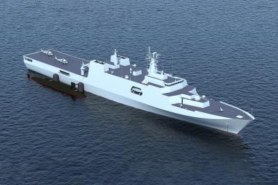 China High Speed 3000 Ton Naval Frigate Easy Operation With Electronic Warfare Systems for sale