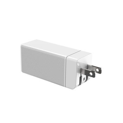 China Hot Selling Type-C High Speed ​​Type-C Fast 65W GaN Universal USB Charger Dual Ports Wall Charger PD Wall Charger QC3.0 Wall Charger for sale