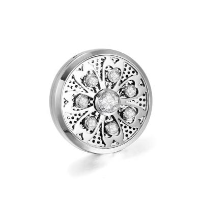 China Nickel and Lead Free 316L Stainless Steel Jewelry Car Air Freshener Aromatherapy Crystal Essential Oil Diffuser Pendant for sale