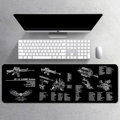 China Factory wholesale custom printed logo AR15 waterproof LAUNCH MAT. CLEANING AND EMPTY Custom Mouse Pad for sale