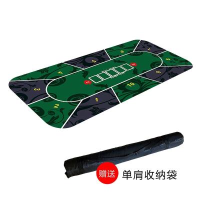 China Card Game Natural Rubber Poker Tablecloth Rubber Customizable Printing Mat For Card Game Rubber Texas Poker Pad for sale