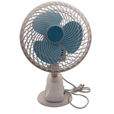 China Hot 220v Electric Fan Mini Personal Desktop Home Appliances Portable Rotating Plastic Clip On Table Fan for sale