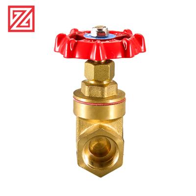 China General Chinese Professional Factory Kitchen 1/2 Inch Hydraulic Brass Gate Valve for sale