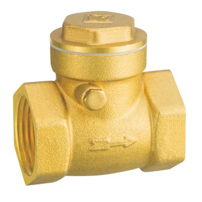 China Good Quality General Horizontal 1/2 Inch Brass Check Valve for sale