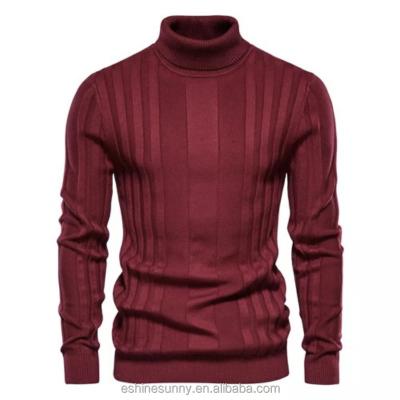 China Breathable Casual Stylish Solid Turtleneck Men Slim Fit Tank Top Sweater for sale