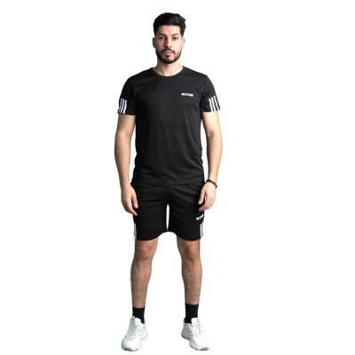 China QUICK DRY men t-shirt and shorts collection for sports for sale