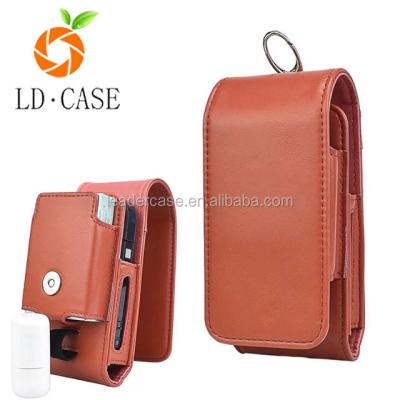 China Durable Hot Sale PU Leather Colorful Mini Waist Pocket Bag For IQOS In Japan for sale