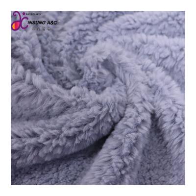 China Hot Sale Tear-resistant Warp Knit Pure Color Yarn Fashion Winter Apparel Design Dye Fabric for sale