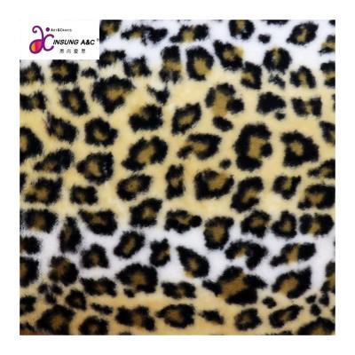 China Various Manufacturers Anti-static Hot Selling Faux Rabbit Fur Faux Fur Polyester Widely Used Printed Imitation Animal Fabric for sale