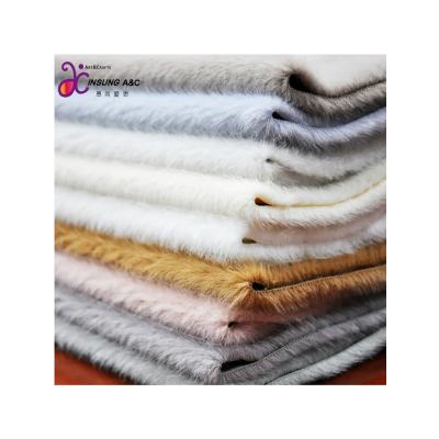 China Hand Feeling Tear-Resistant Good Quality Faux Fur Fox Fur Long/Short 100%poly Warp Knitted For Women's Coat/Cloth for sale