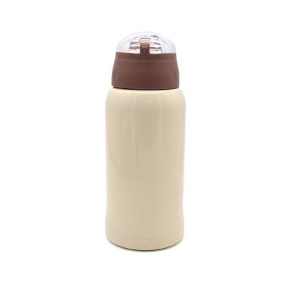 China PORTABLE stainless steel straw double layer GC thermos vacuum cup tumbler thermos steel mug for sale