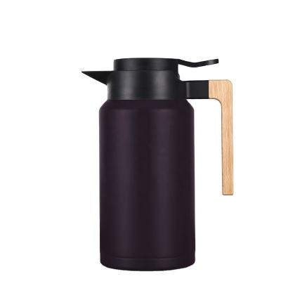 China PORTABLE Coffee Pot Hand Puncher Thermos Stainless Steel Coffee Thermo Pot for sale