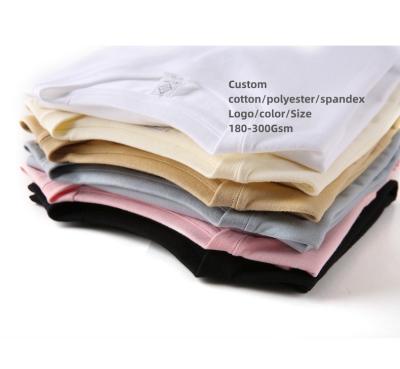 China Anti-pilling Wholesale180 250 Gsm Cotton Higher Size Plus Size Women's T-Shirts Loose Fit T-shirt Women for sale