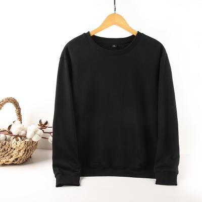 China Wholesale Custom White Anti-Wrinkle Polyester Sweatshirt Fleece Pullover Simple Crewneck Sweatshirts For Men for sale