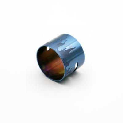 China Custom Aluminum Precision Turning Parts CNC Machining Bushing With PVD Coating for sale