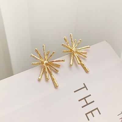 China Trendy Designer Brand Fashion Casual/Sporting Famous Fireworks Metal 925 Stud Earrings for sale