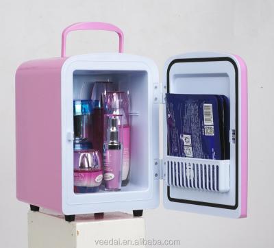 China Hotel Makeup Mini Fridge 4L Mini Refrigerator Single 10w car refrigerator 5V 220-240vac 50-60hz/110-120vac 60hz 4lmini refrigerator 1000pcs for sale