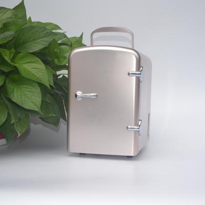 China Portable 4L Hotel Mini Fridge Colored Cosmetic Mini Fridge for sale