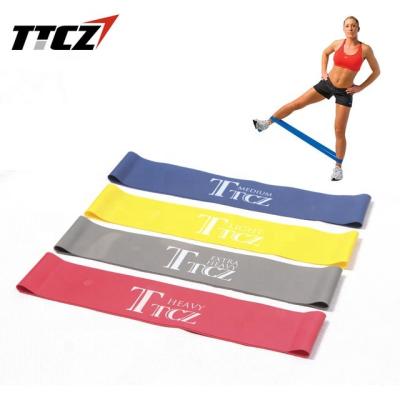 China TTCZ Latex Resistance Bands Custom Logo Yoga Gym Exercise Booty Hip Cloth Bag for sale