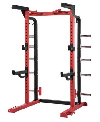 China Universal Commercial Power Half Cabinet Cage Equipment Fitness Gym Squat Rack for sale