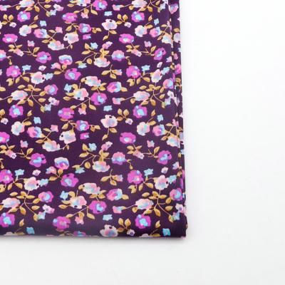 China Anti-Static Hot Selling Custom 100% Polyester Digital Floral Printing Woven Fabric For Dress Blouse for sale