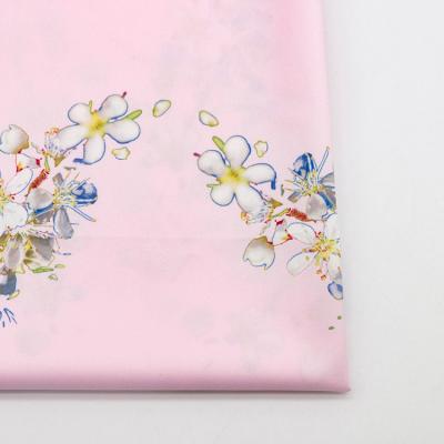 China Memory Netting 100% Polyester Stretch Satin Designers Fabric Digital Printed Fabric for sale