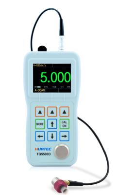 China High Precision Ultrasonic Thickness Gauge TG5500D With 2 AA Size Batteries for sale