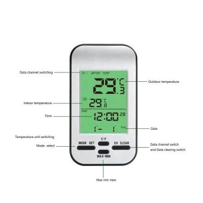 China Wireless Water Thermometer For Accurate Temperature Testing In Indoor And Outdoor Pools for sale