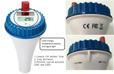 China Waterproof Swimming Pool Wireless Thermometer With Indoor Digital Temperature Sensor for sale