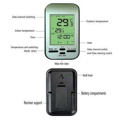 China Bathtub Wireless Digital Thermometer With Solar Energy And Photovoltaic Power Supply for sale