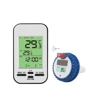 China Bathtub Wireless Digital Thermometer With Solar Energy And Photovoltaic Power Supply for sale