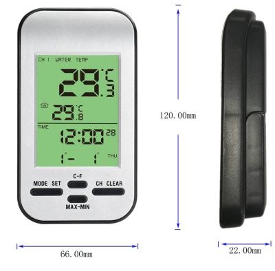 China Buitenzwembad Spa visvijver Draadloos waterthermometer nauwkeurig digitaal display Te koop