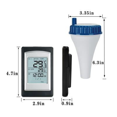 China Hoge nauwkeurigheid ±1,0°C Draadloze digitale zwevende thermometer voor zwembad en aquarium Te koop