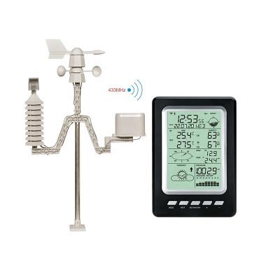 China Outdoor Home Wireless Smart Weather Station With LCD Display And Weather Monitoring for sale