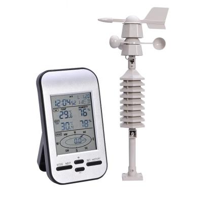 China ODM Supported Wireless Weather Station With Temperature Alarm And Wind Speed Sensor for sale