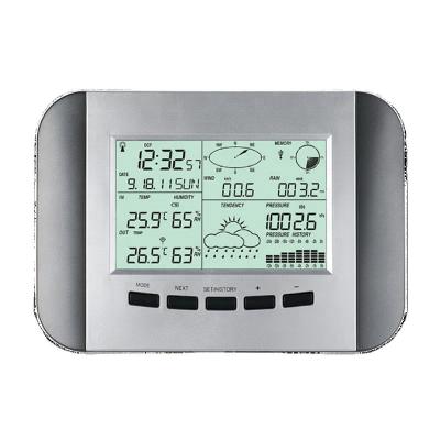 China Large Screen Digital Weather Station With Outdoor Rain Sensor And 48s Data Update WS1041 for sale