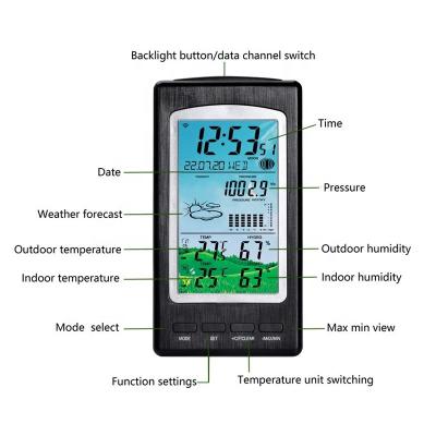 China Weerstation met barometer en thermo-hygrometer Te koop