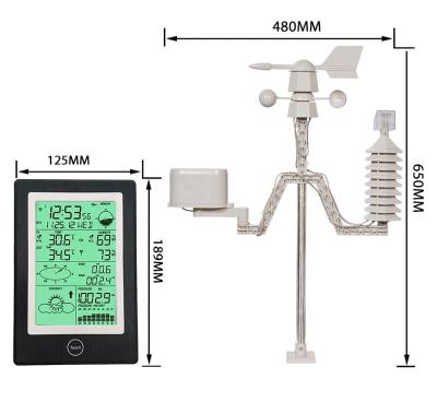 Chine Capteur de température et d' humidité Station météorologique extérieure pour une prévision météorologique précise -40 à 60 ° C à vendre