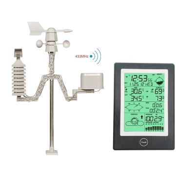 China Compact Multifunctional Weather Station With Wind Speed And Direction Rainfall Automatically for sale