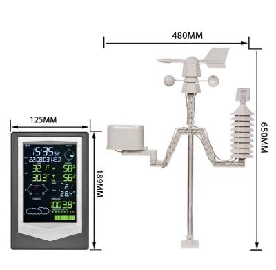 Cina 433 Mhz Sensore wireless LCD Display Stanza meteorologica a colori per interni ed esterni in vendita