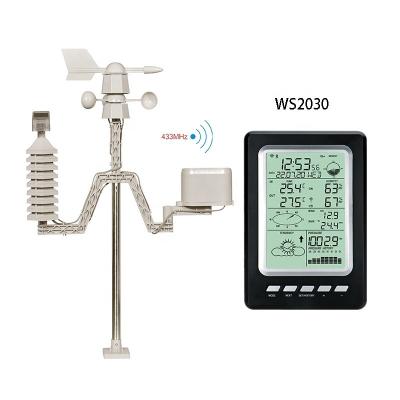 China Wireless Family Weather Station Wind Direction And Rainfall Forecast Within 100 Meters for sale