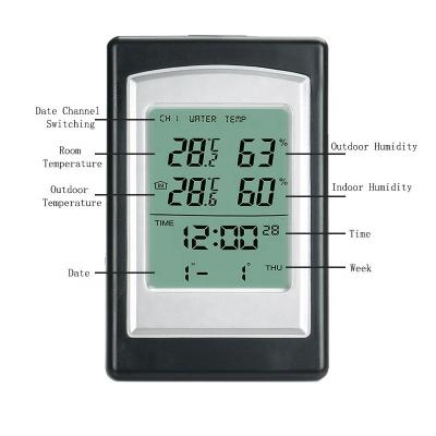 China OEM Support Home Decor Radio Remote Controlled Thermohygrometer With Three Remote Sensors for sale